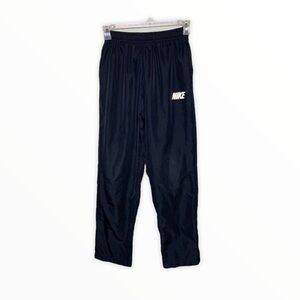 Nike Logo Navy Athletic Track Sweat Pants
